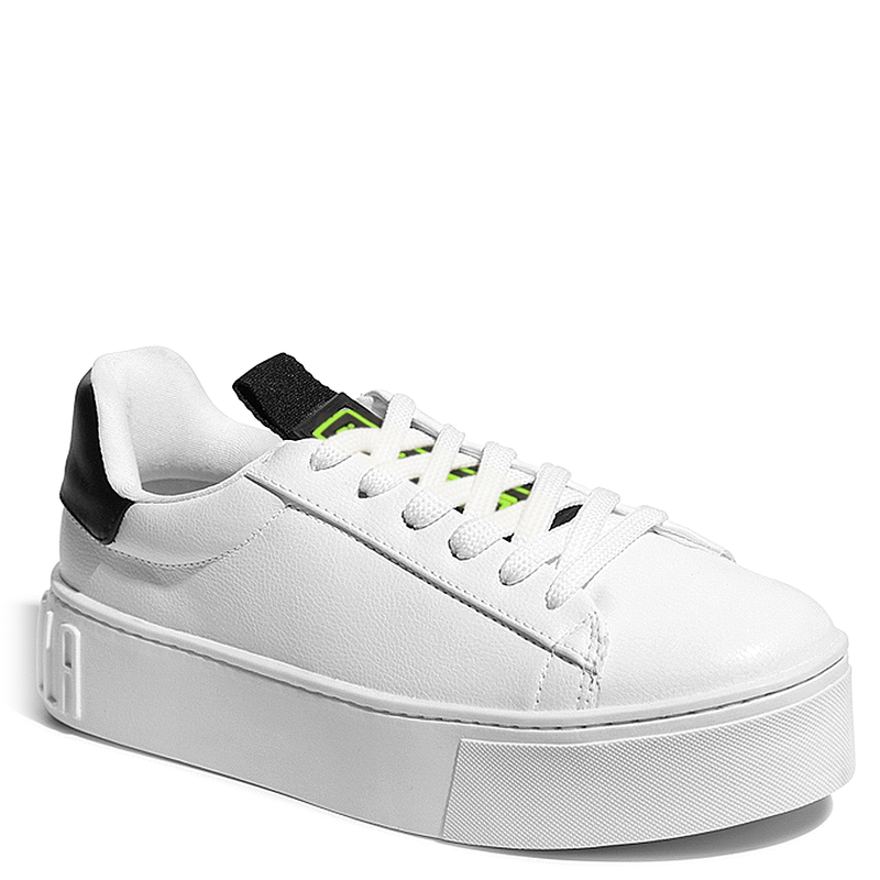 Tênis Flatform Branco Napa Floater Recortes